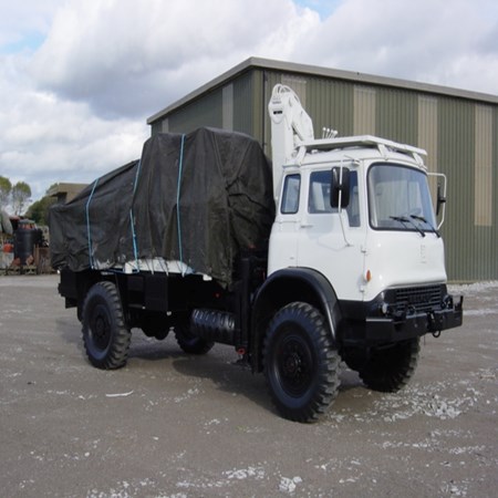Used Bedford MJ 4x4 Cargo with Atlas Crane - 11523 for sale